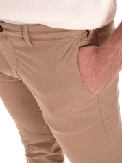 Pantaloni Beige Borgoni Milano