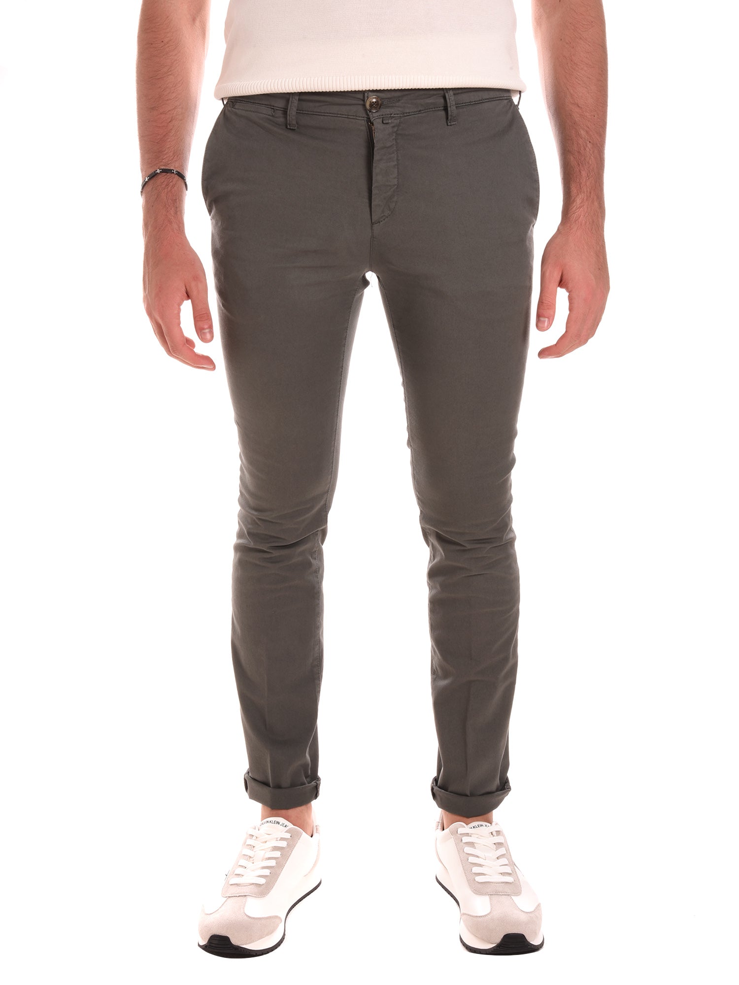 Pantaloni Verde Borgoni Milano