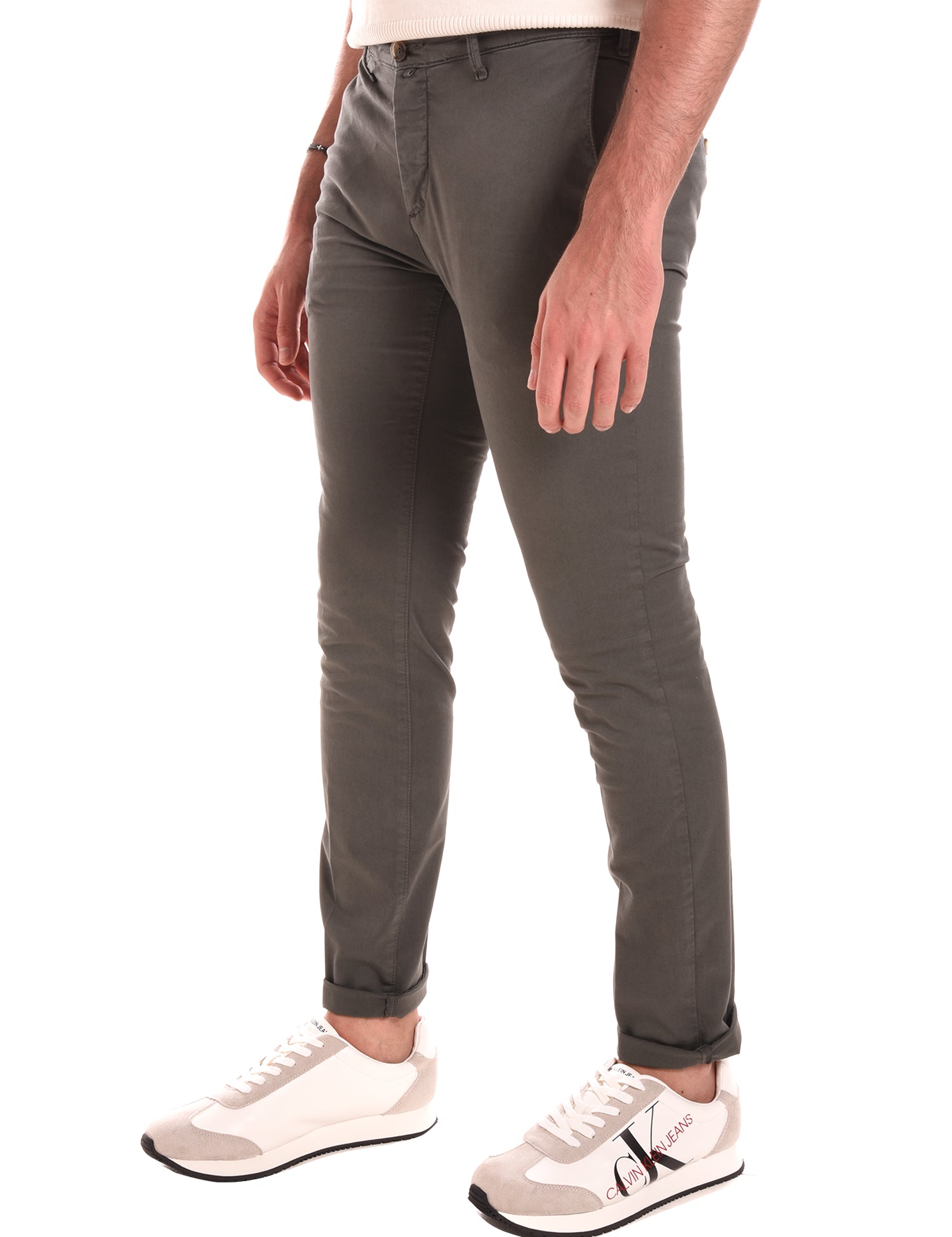 Pantaloni Verde Borgoni Milano