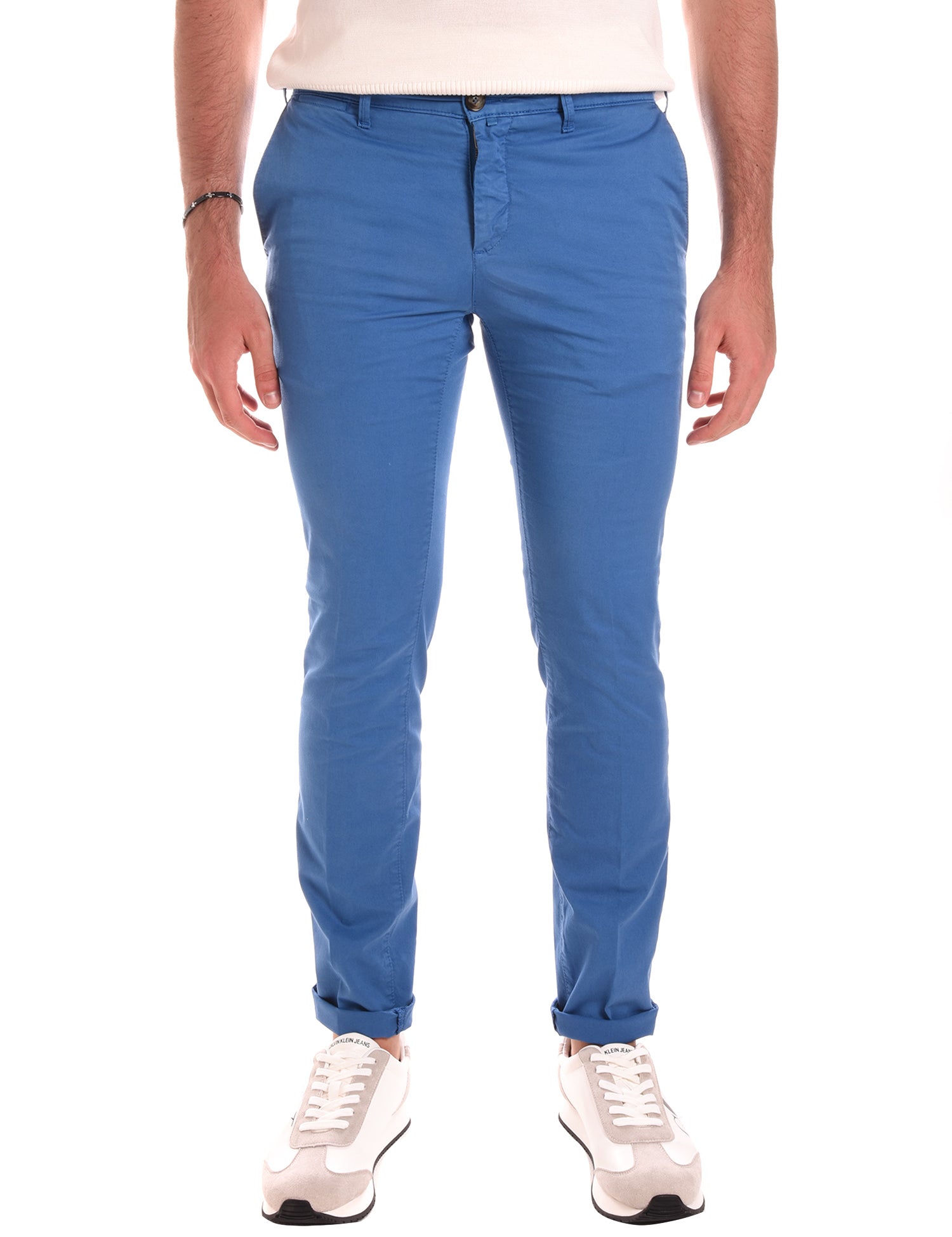 Pantaloni Blu Borgoni Milano