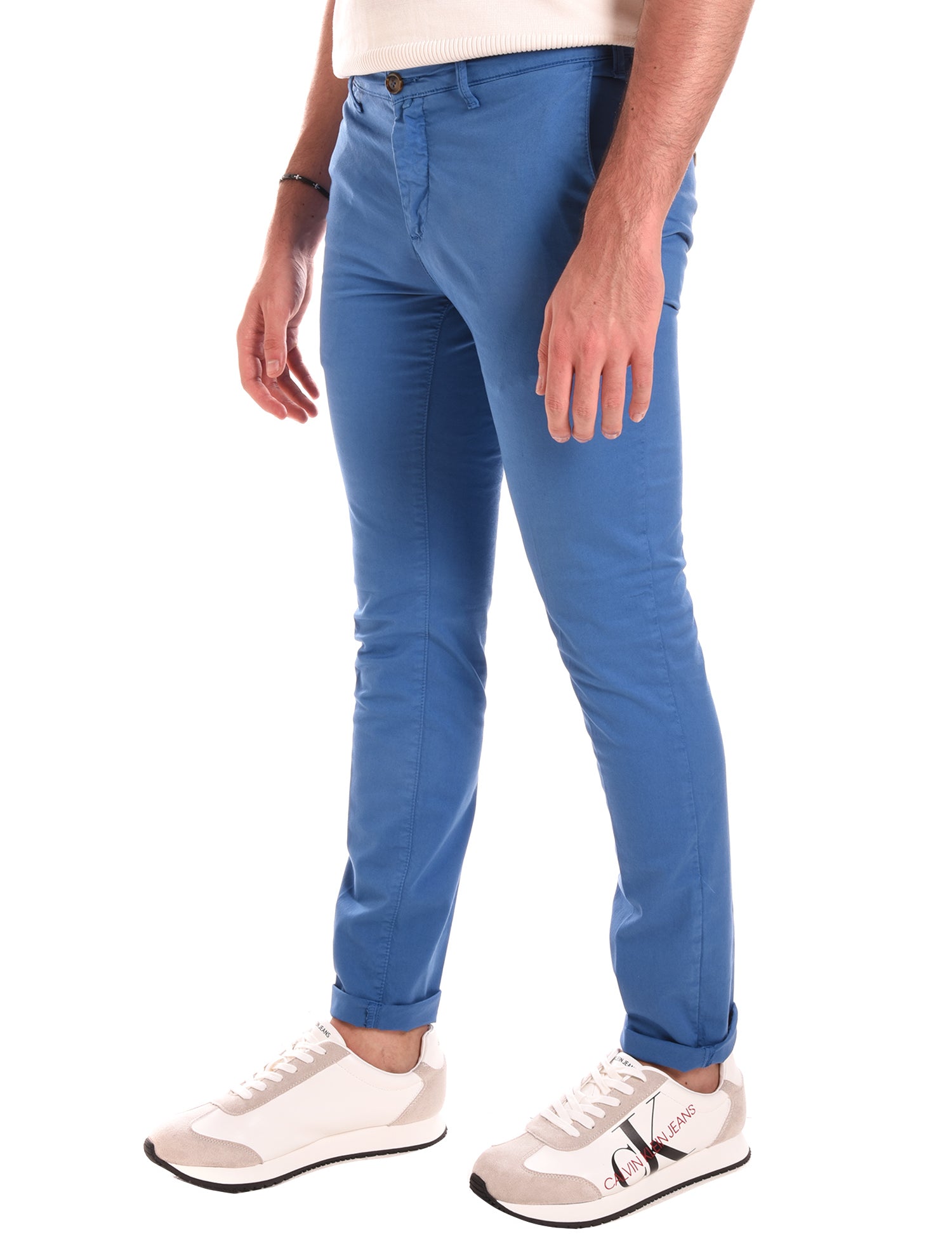 Pantaloni Blu Borgoni Milano