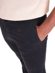 Pantaloni Blu Scuro Borgoni Milano