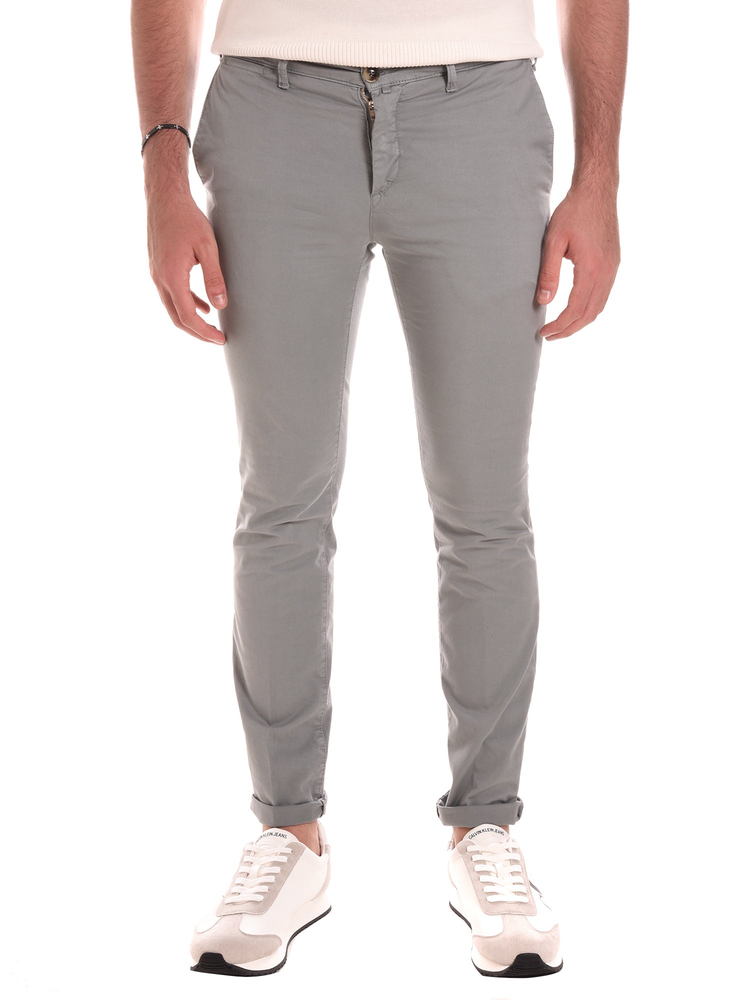 Pantaloni Grigio Borgoni Milano