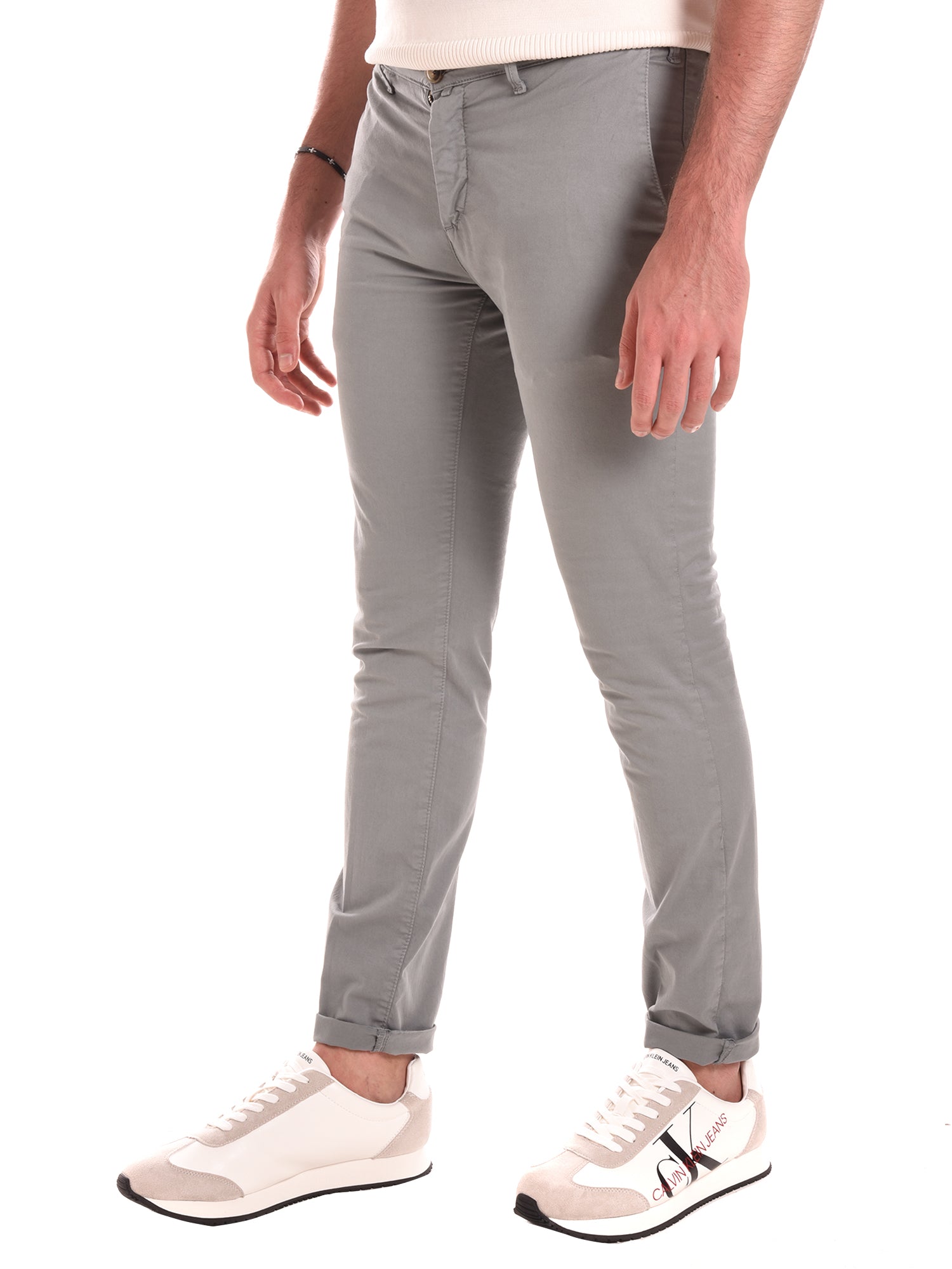 Pantaloni Grigio Borgoni Milano