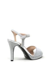 Sandali tacco Argentato Grace Shoes