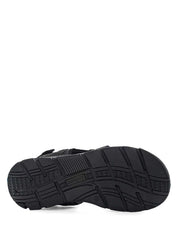 Sandali con strappi Nero Lumberjack