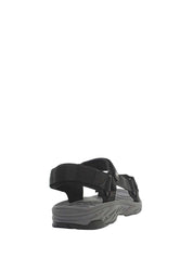 Sandali con strappi Nero Lumberjack