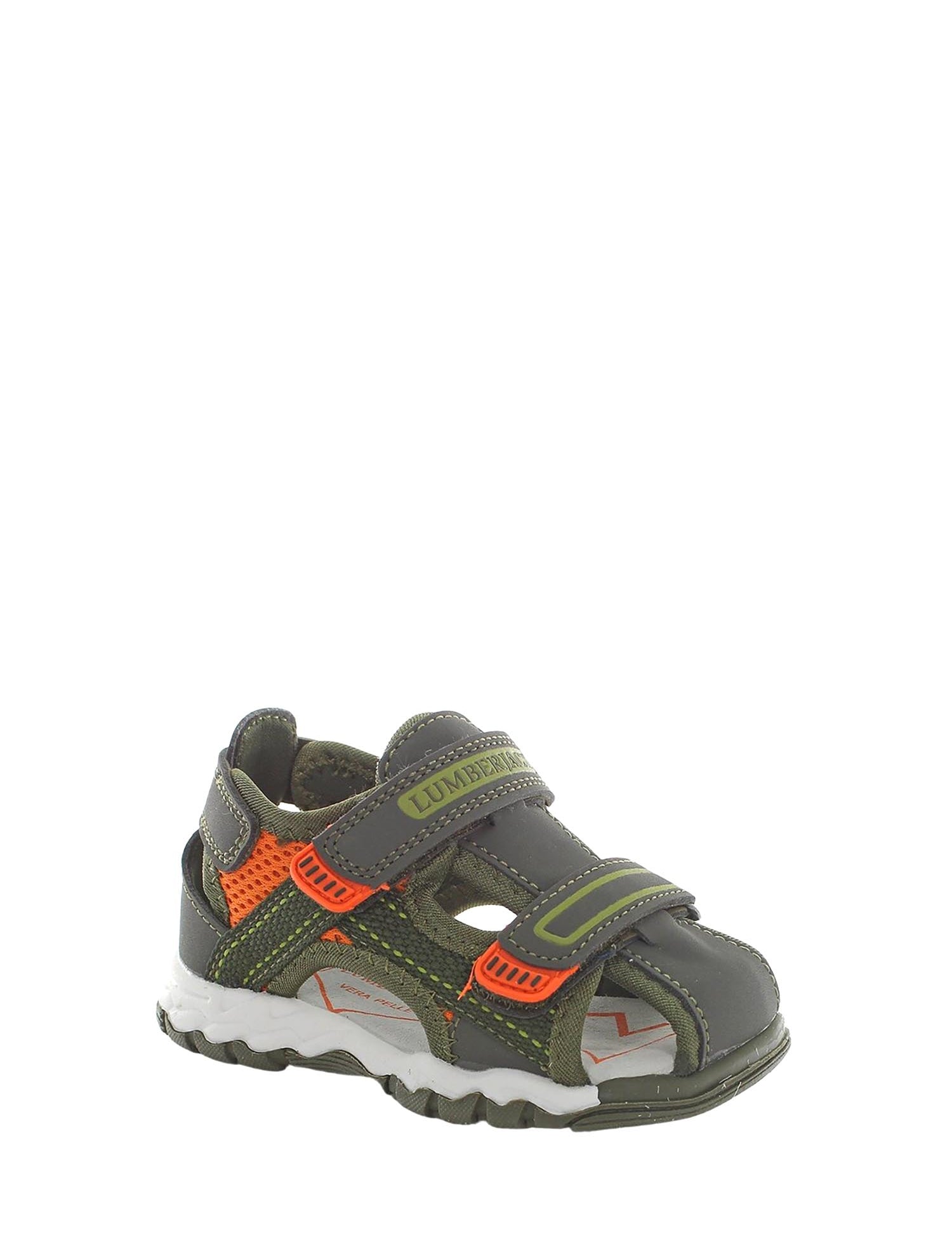 Sandali con strappi Verde Lumberjack
