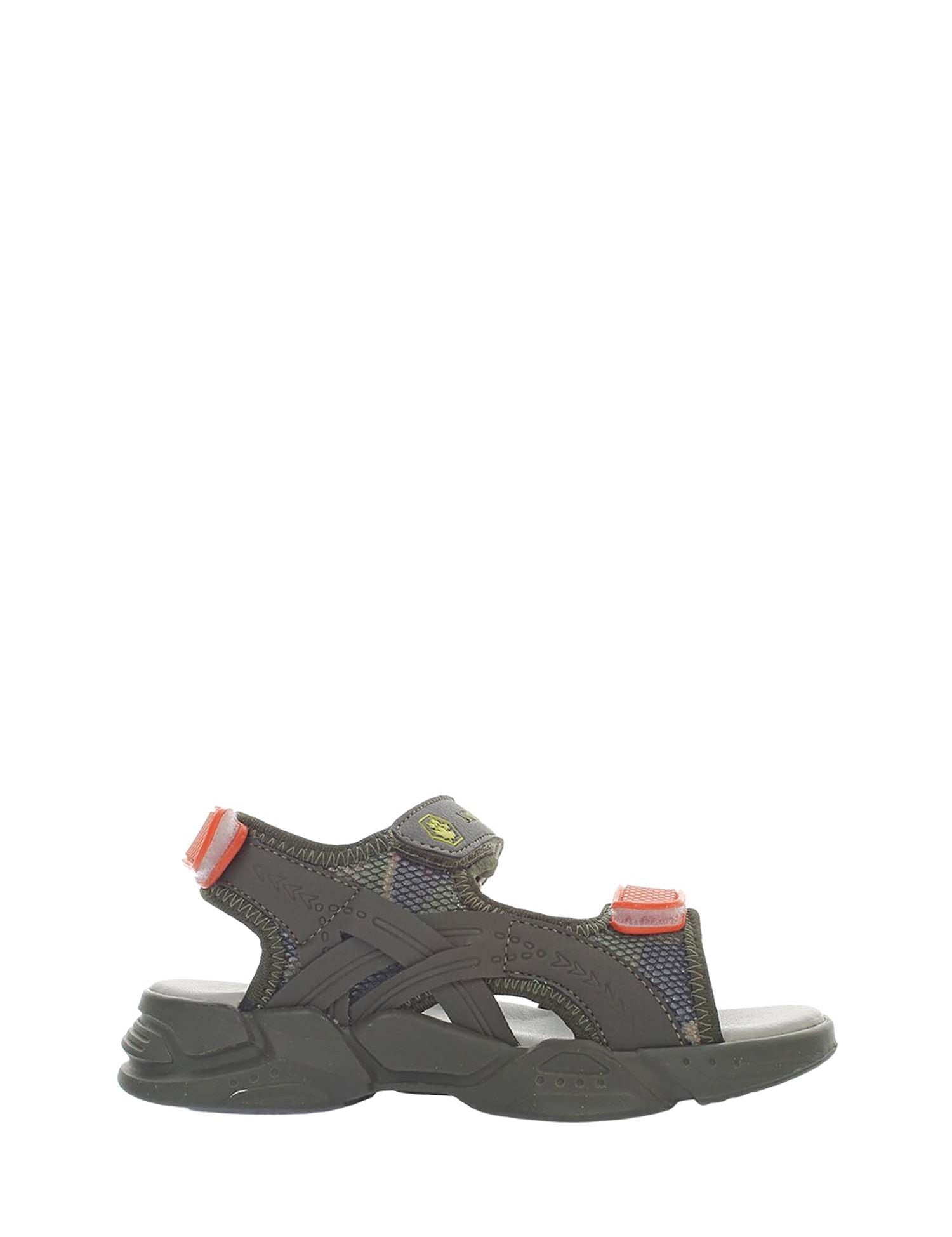 Sandali con strappi Verde Lumberjack