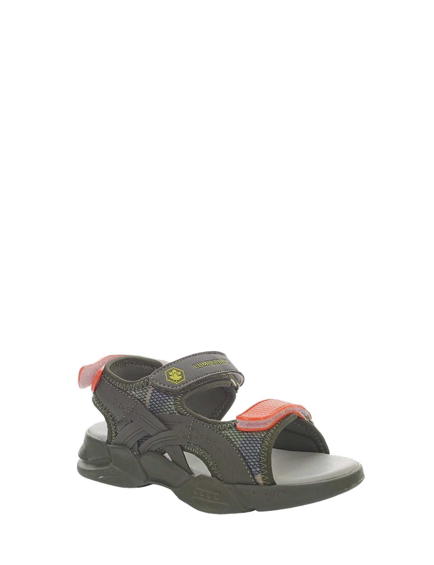 Sandali con strappi Verde Lumberjack