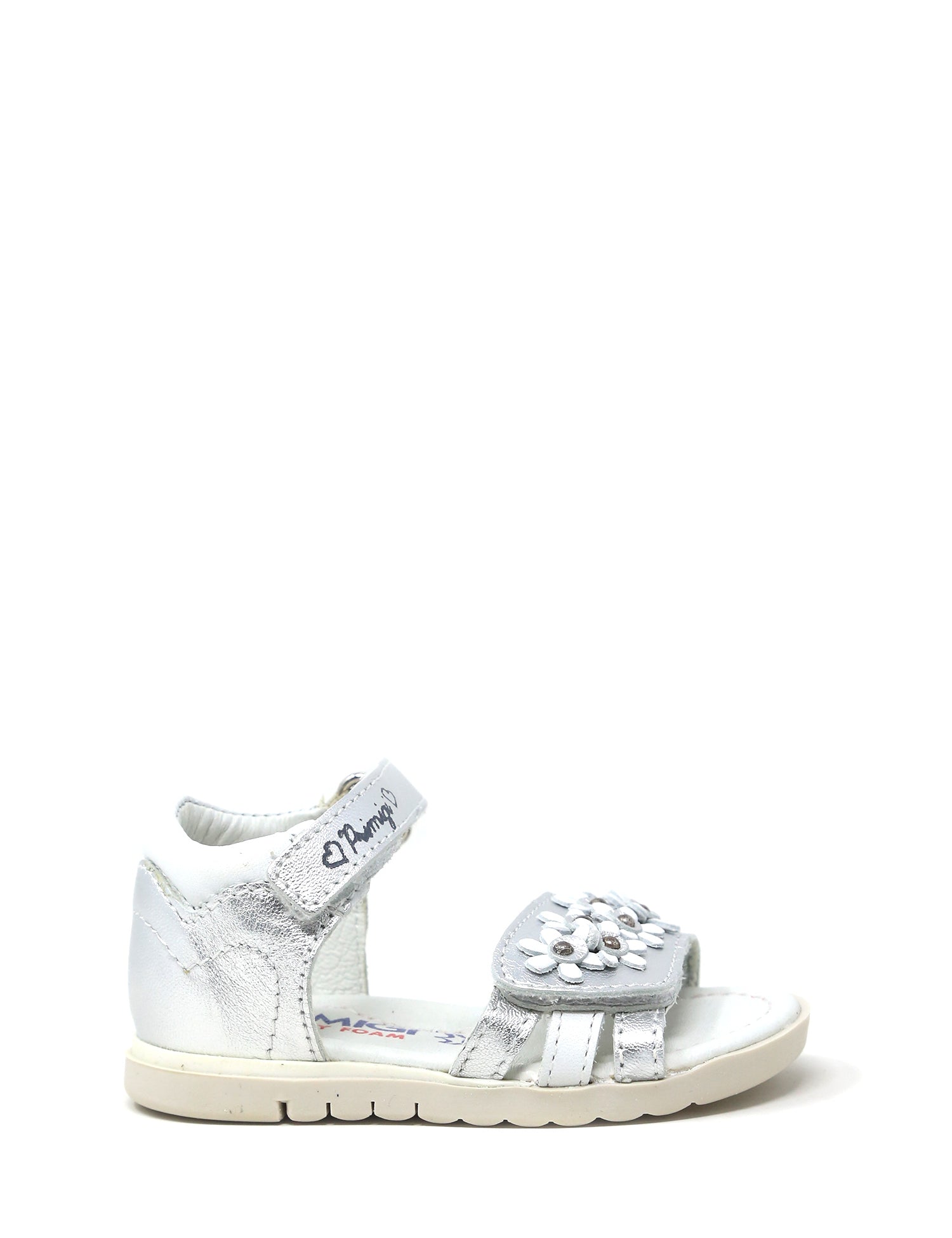 Sandali con strappi Argentato Primigi