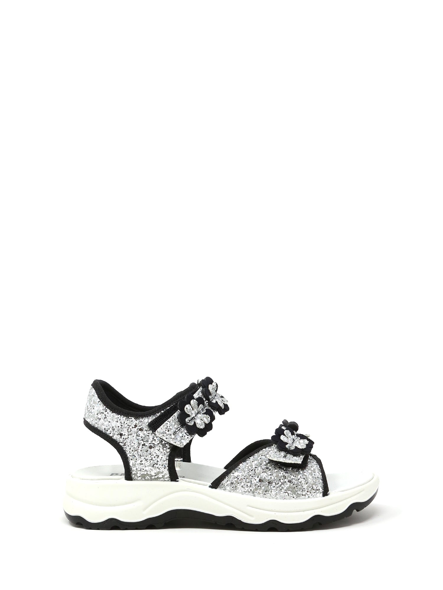 Sandali con strappi Argentato Primigi