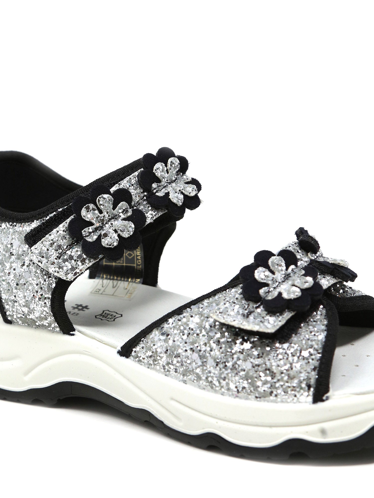 Sandali con strappi Argentato Primigi