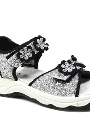 Sandali con strappi Argentato Primigi