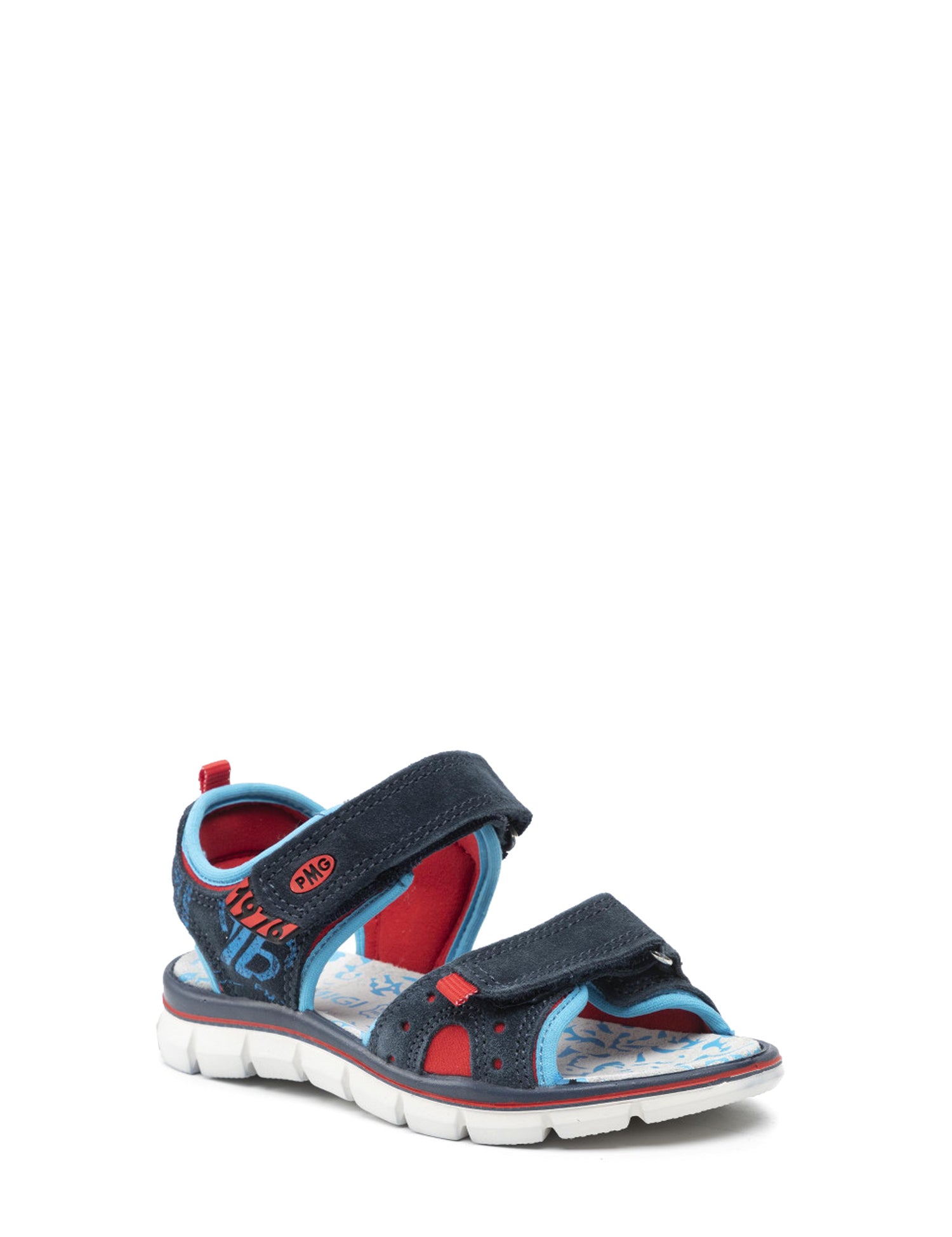 Sandali con strappi Blu Primigi