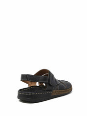 Sandali con strappi Nero Susimoda