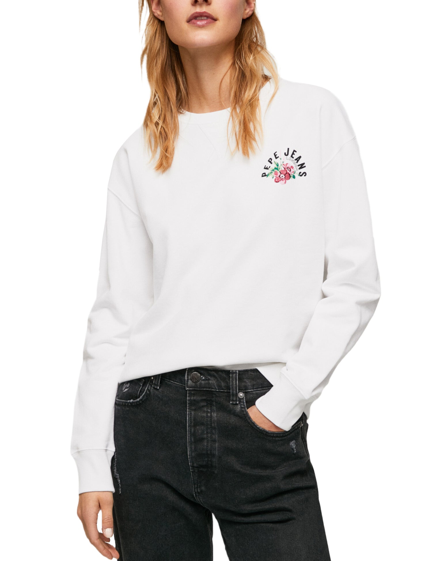 Felpe Bianco Pepe Jeans