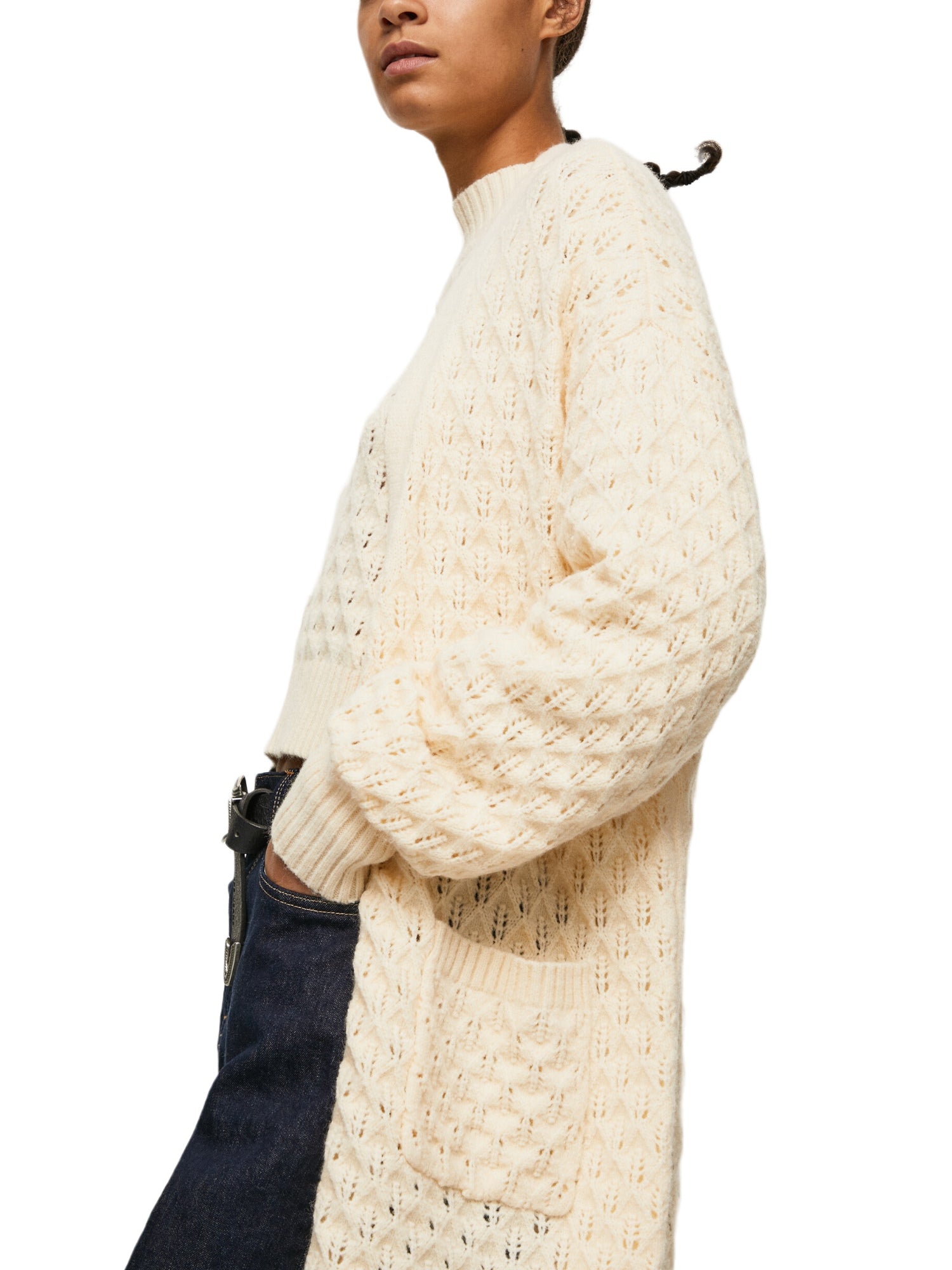 Cardigan Bianco Pepe Jeans