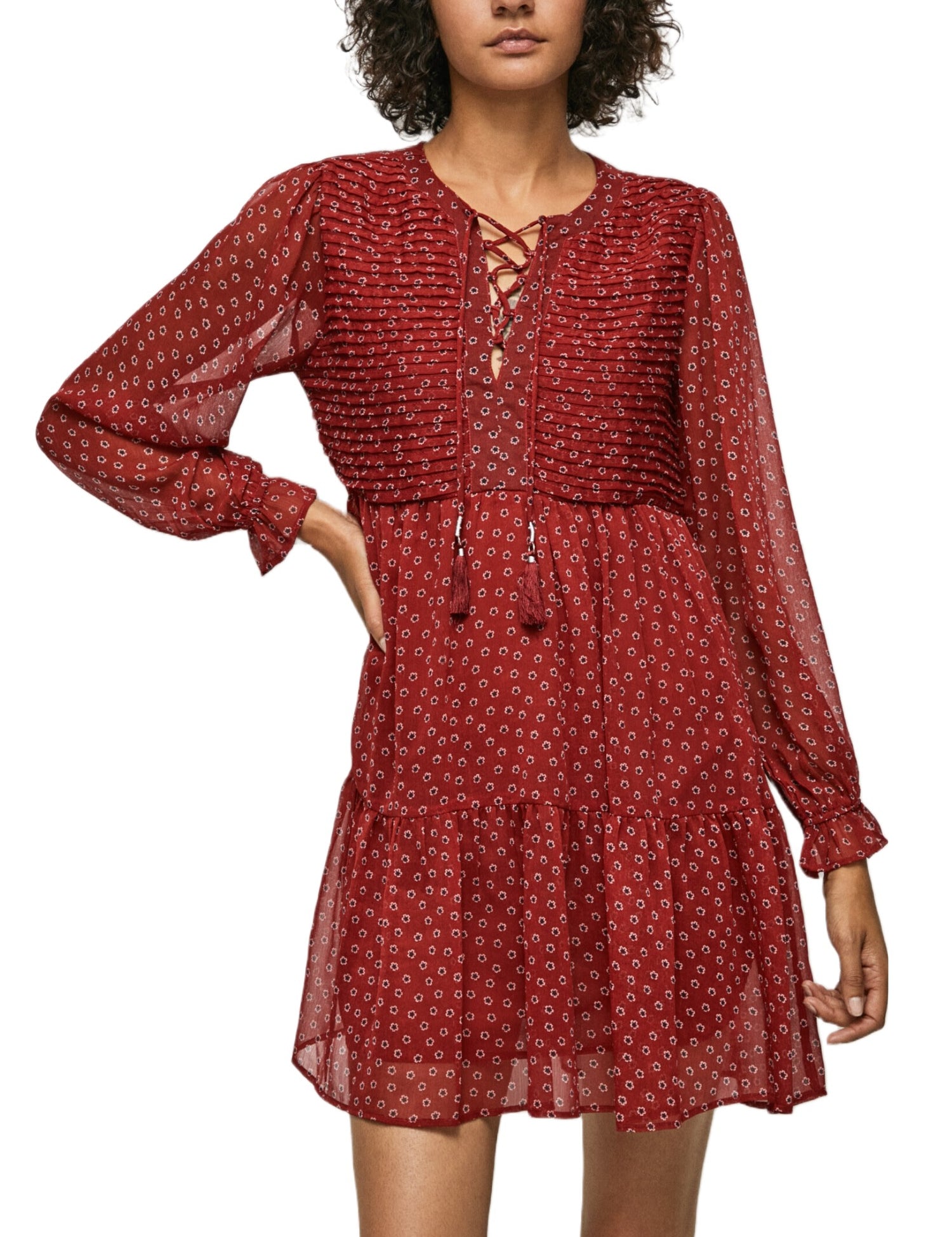 Vestiti Rosso Pepe Jeans