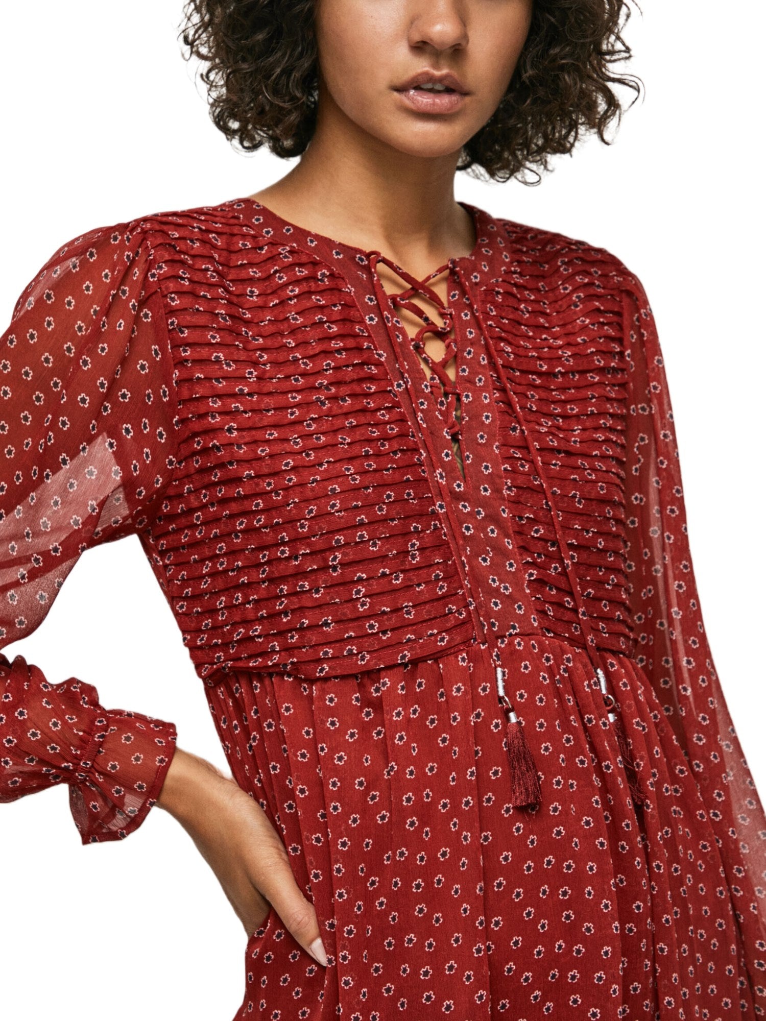 Vestiti Rosso Pepe Jeans