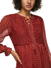 Vestiti Rosso Pepe Jeans