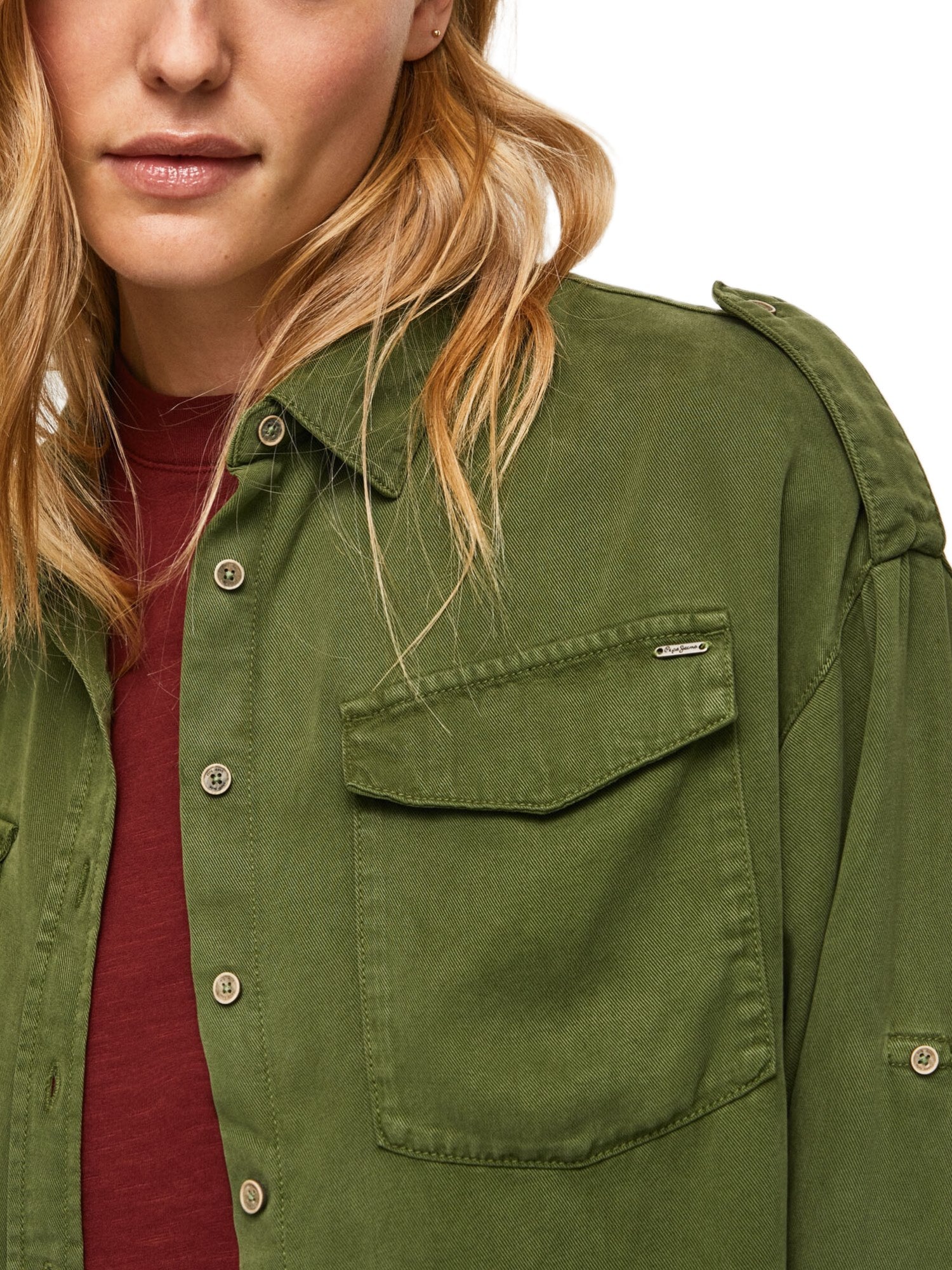 Camicie Verde Pepe Jeans