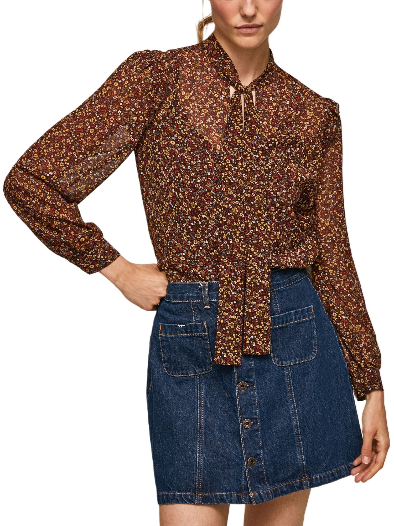 Bluse Rosso Pepe Jeans