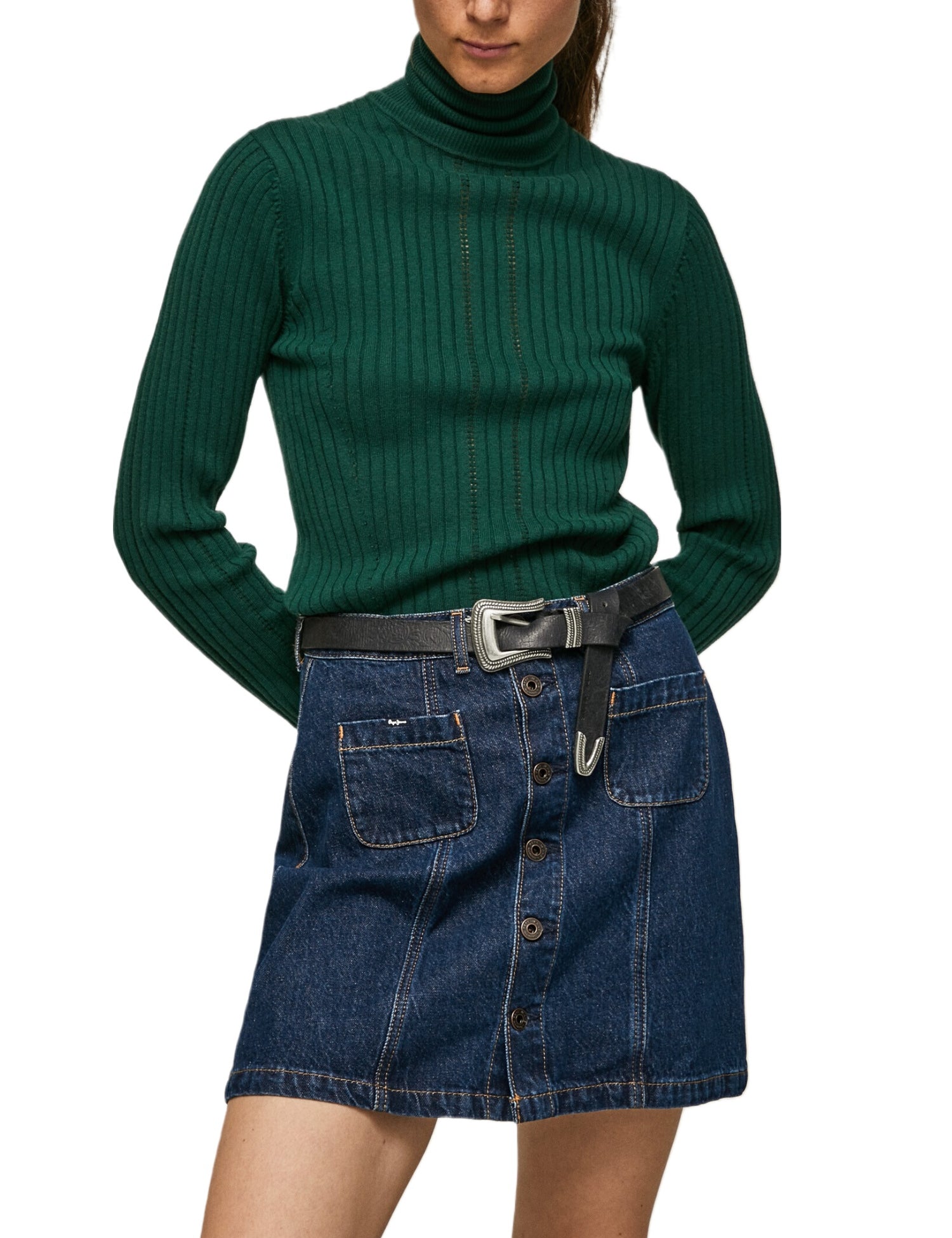Maglie a collo alto Verde Pepe Jeans