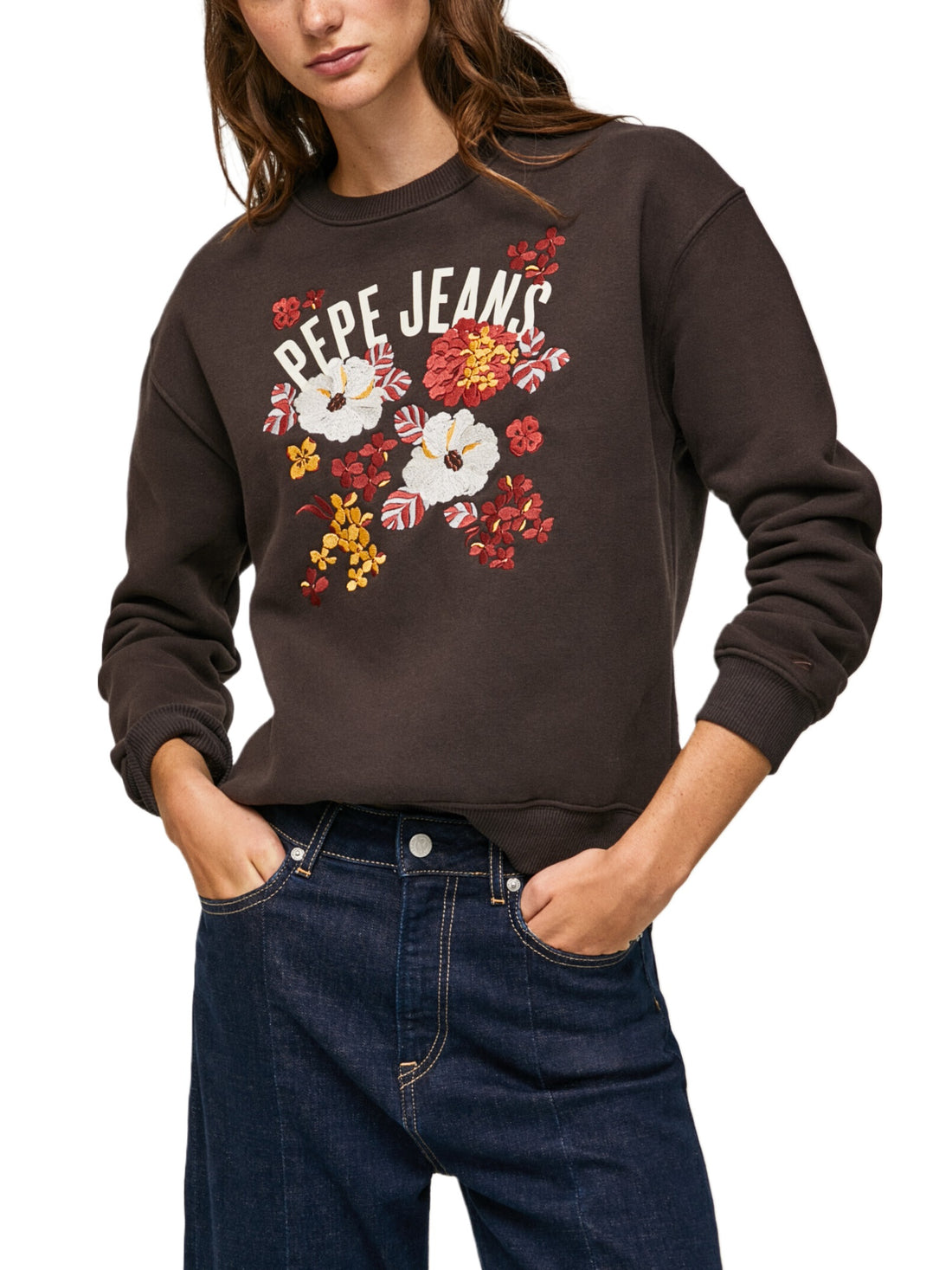 Felpe Marrone Pepe Jeans