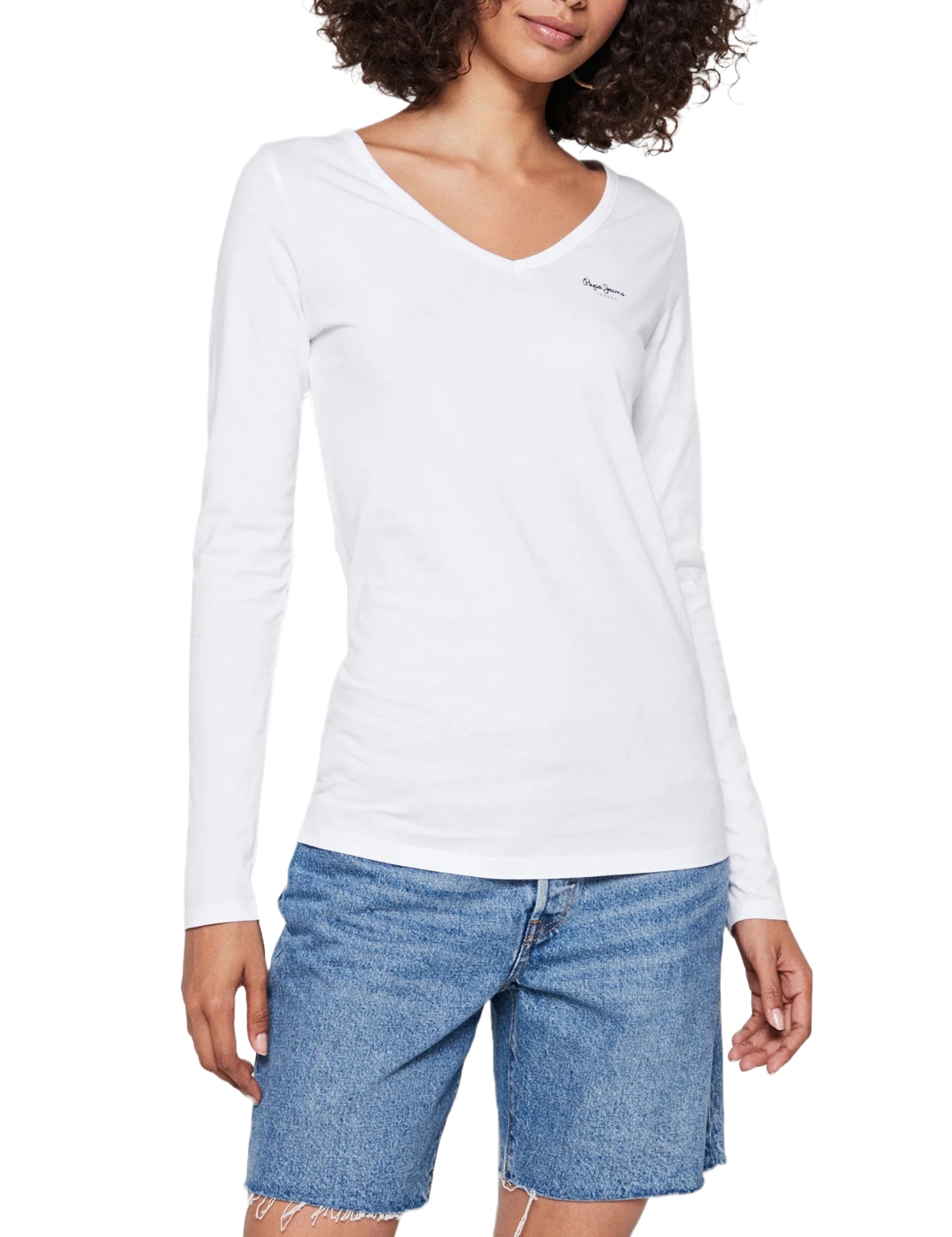 T-shirt Bianco Pepe Jeans