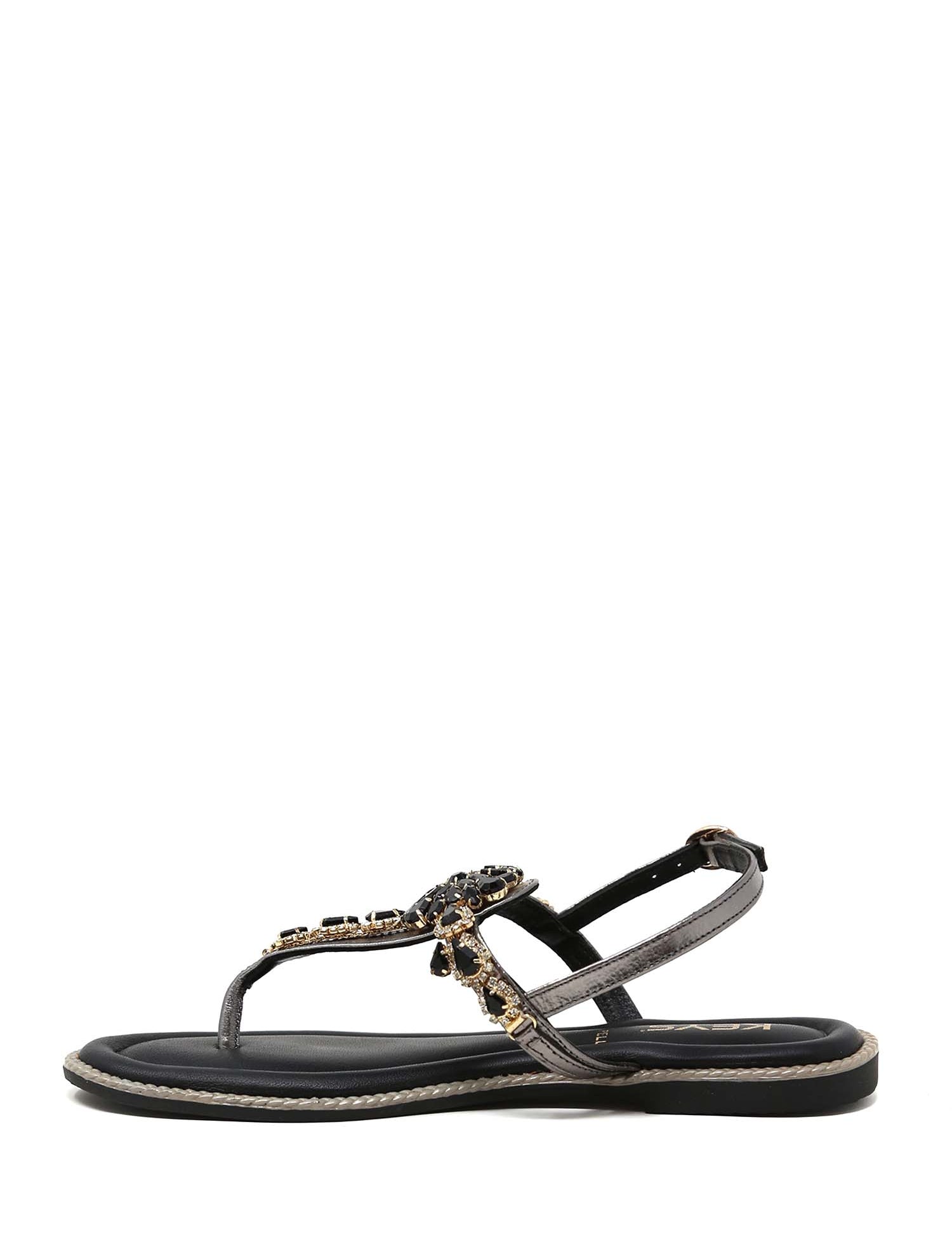 Sandali Nero Piombo Keys