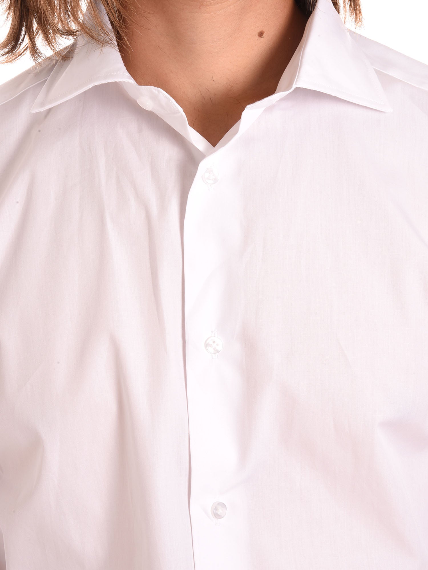 Camicie Bianco Regular Borgoni Milano