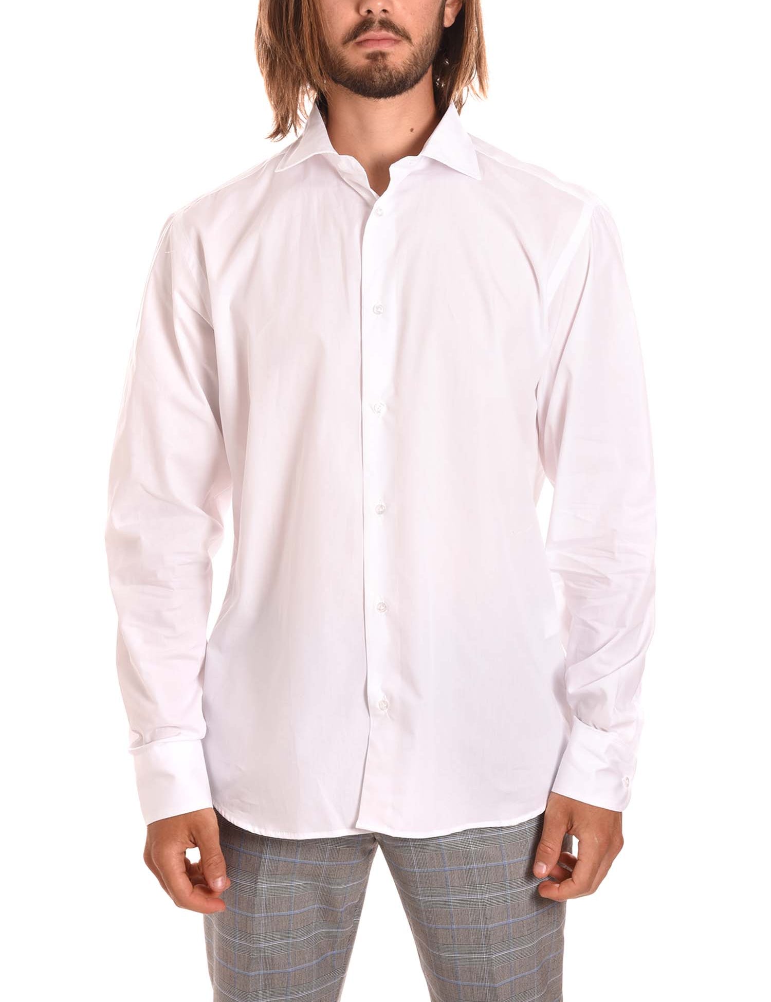 Camicie Bianco Regular Borgoni Milano