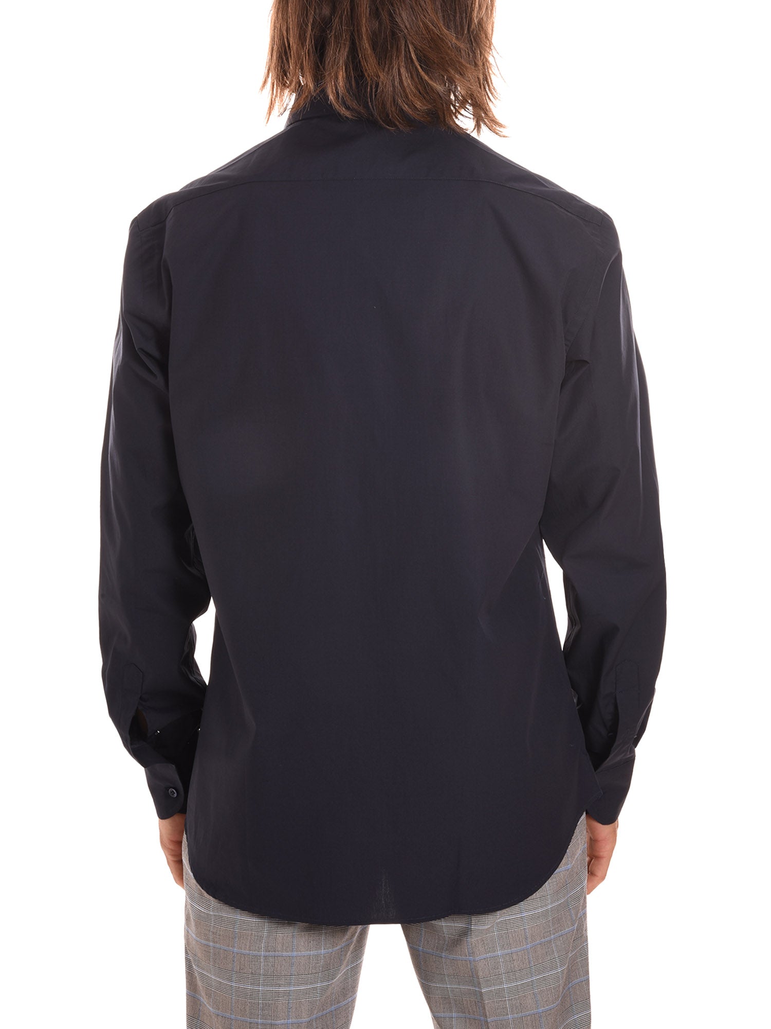 Camicie Blu Scuro Borgoni Milano