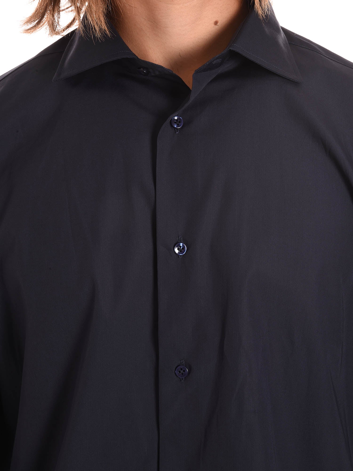 Camicie Blu Scuro Borgoni Milano