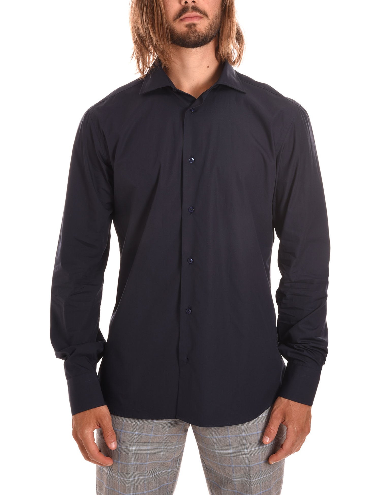 Camicie Blu Notte Borgoni Milano