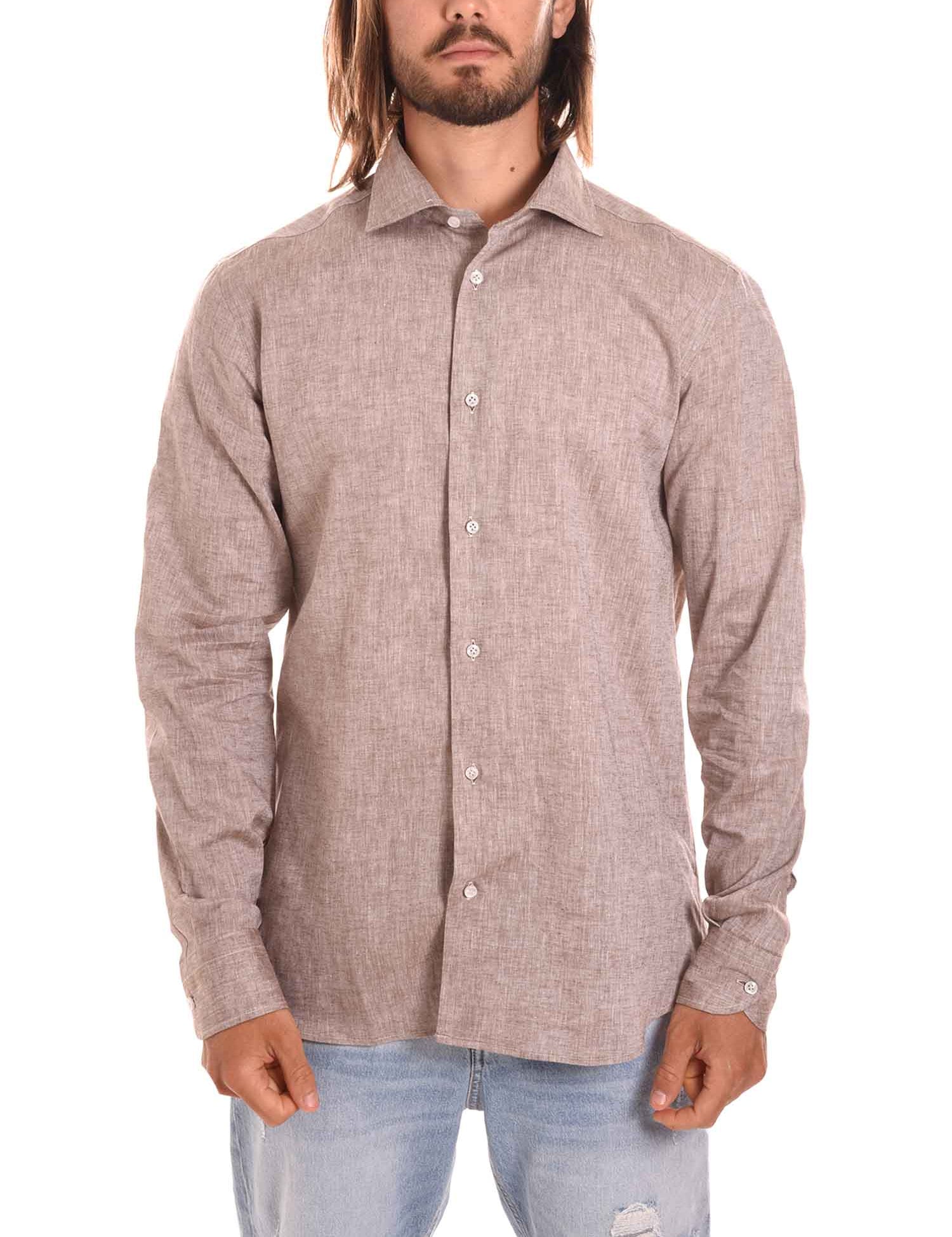 Camicie Marrone Borgoni Milano