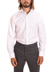 Camicie Bianco Slim Borgoni Milano