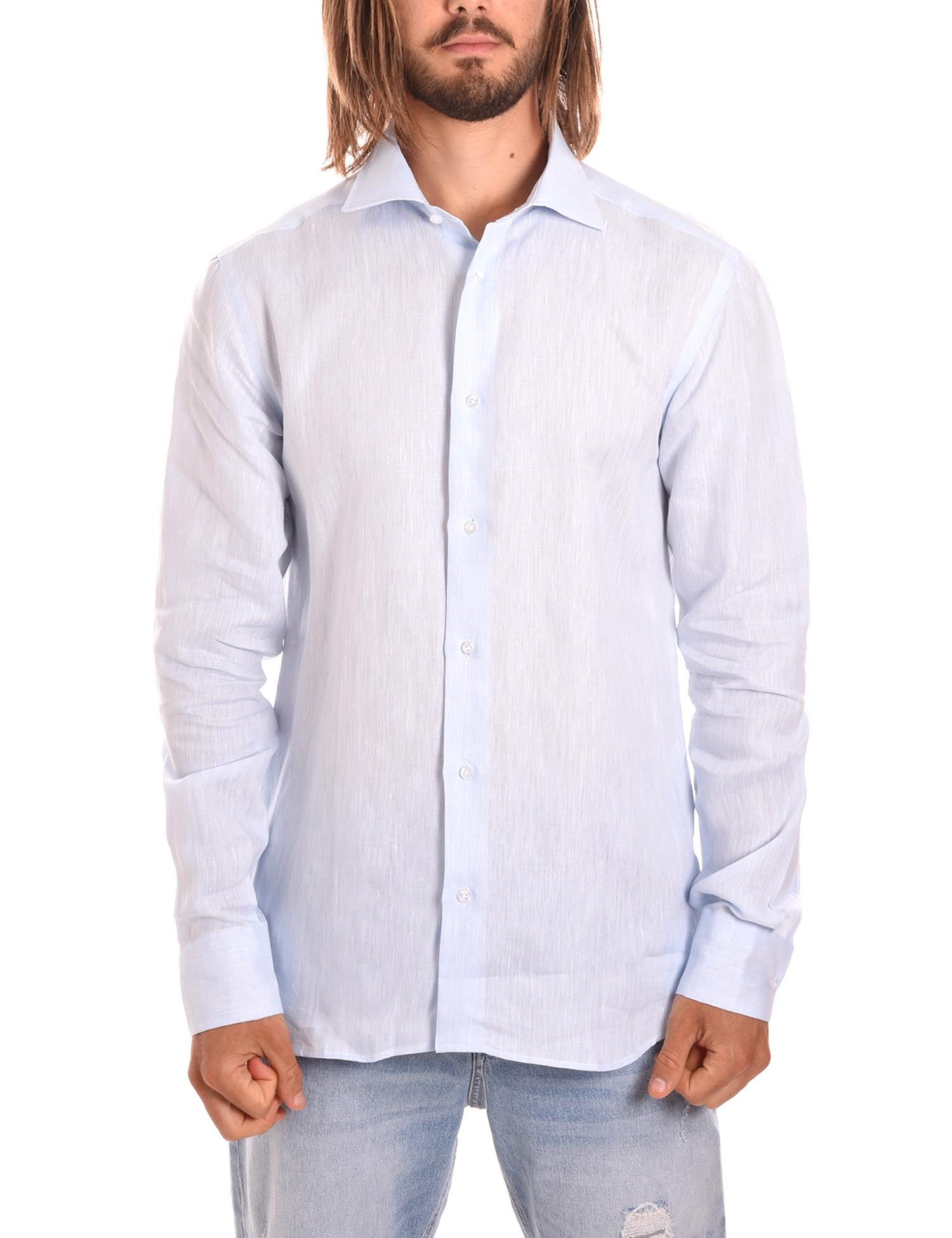 Camicie Celeste Borgoni Milano