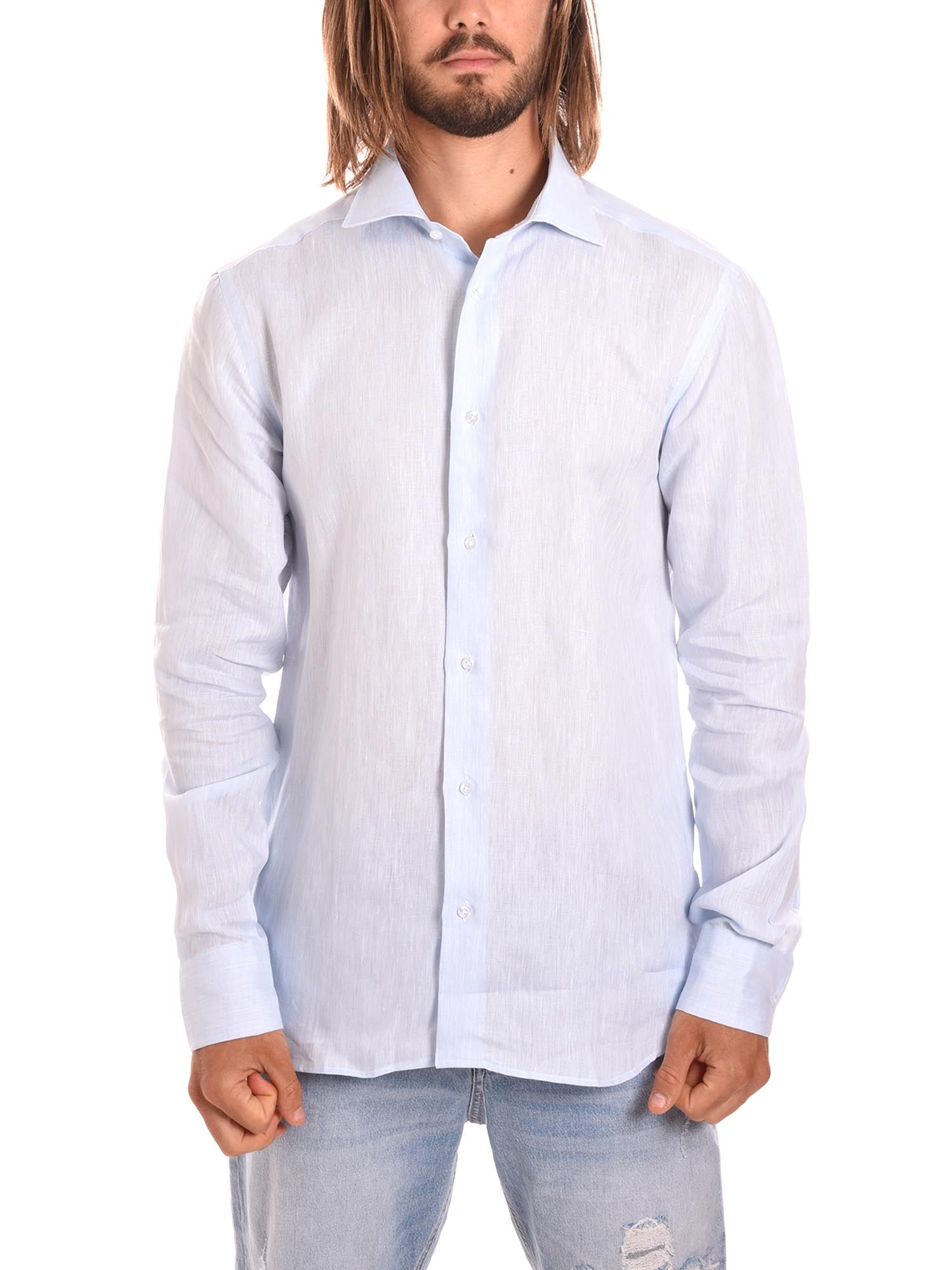 Camicie Celeste Borgoni Milano