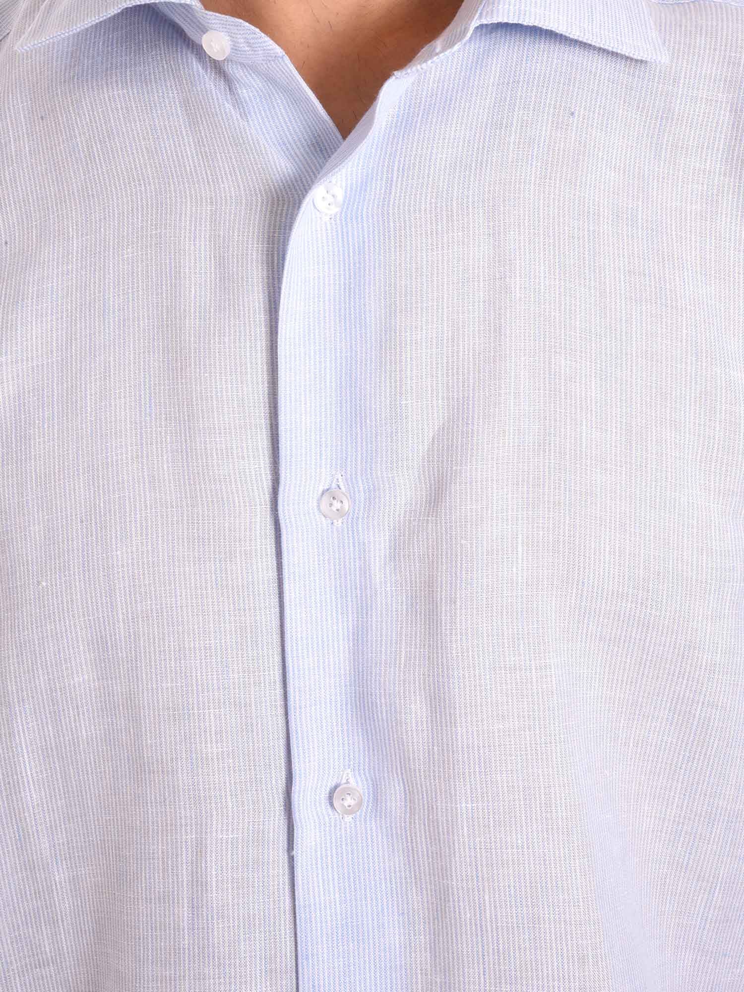 Camicie Celeste Borgoni Milano