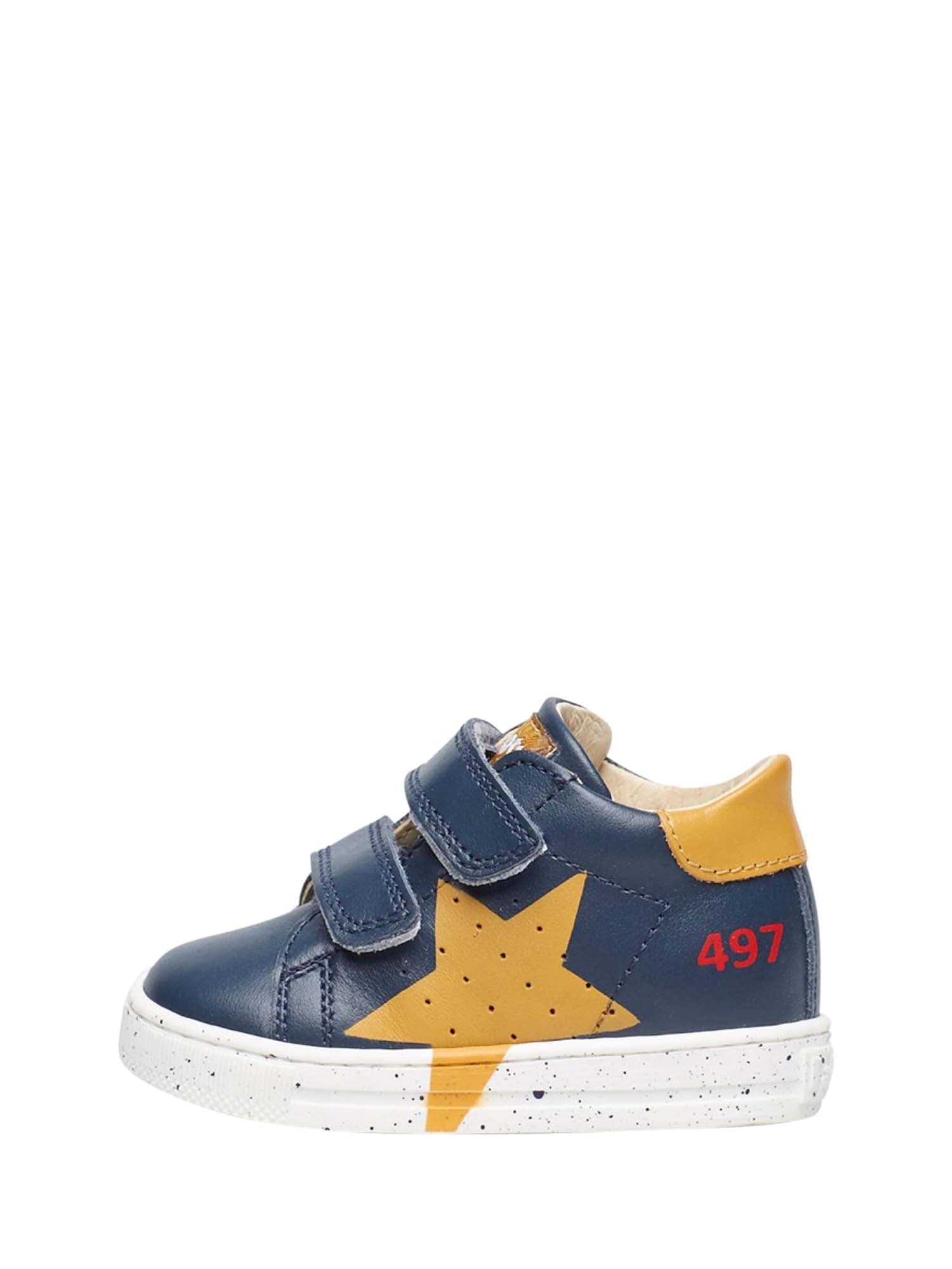 Scarpe con strappi Blu Navy Falcotto
