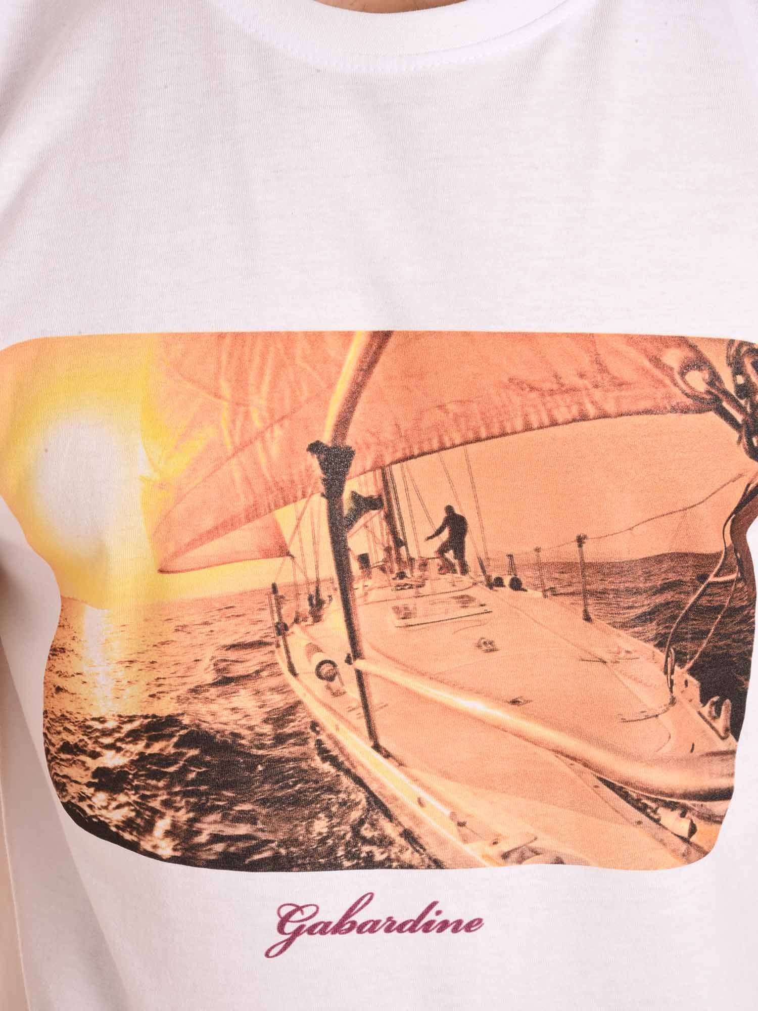 T-shirt Bianco S05 Var Gabardine