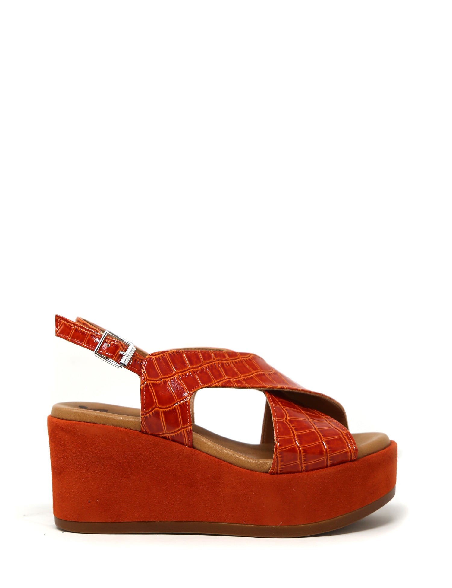 Sandali zeppa Marrone Susimoda