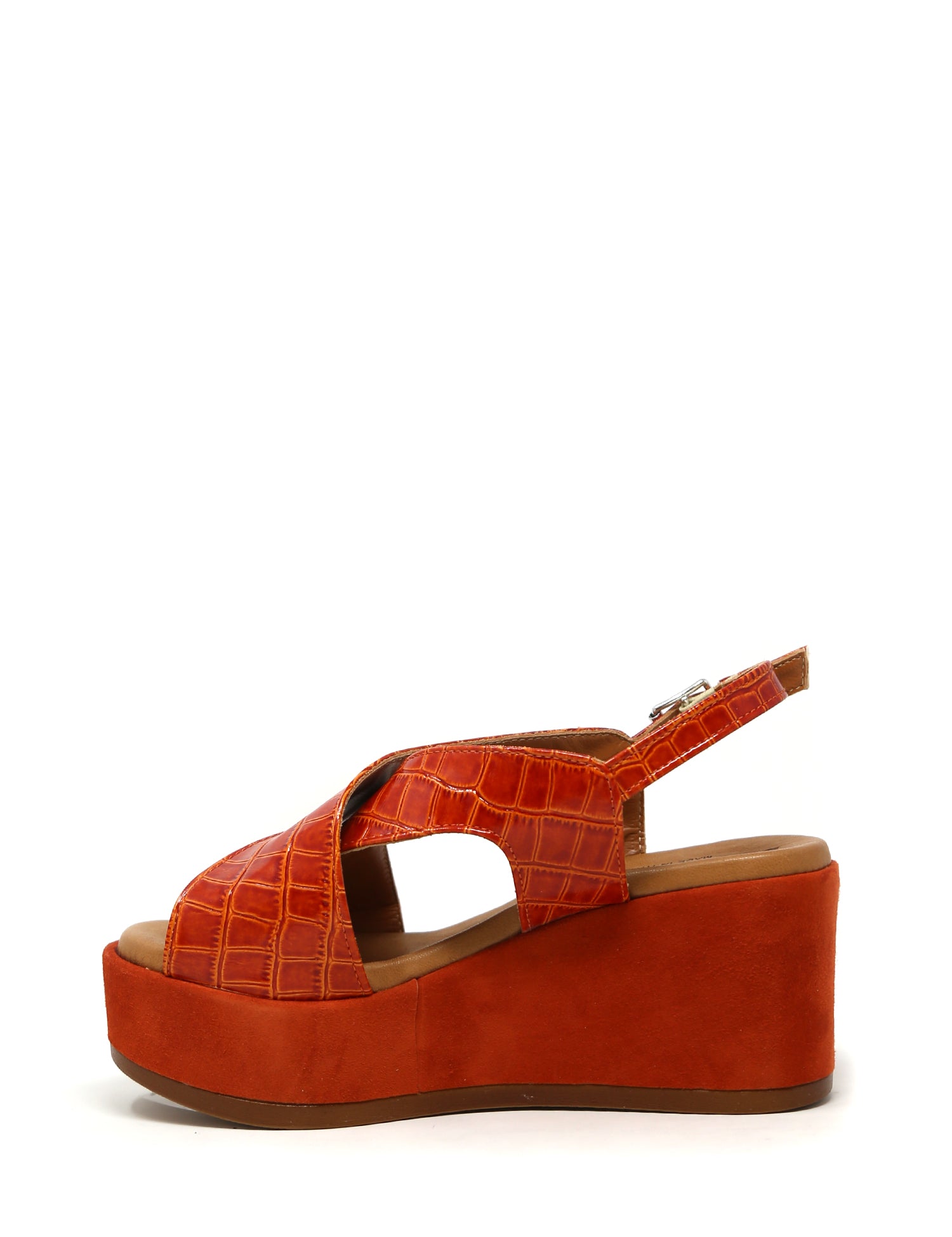 Sandali zeppa Marrone Susimoda