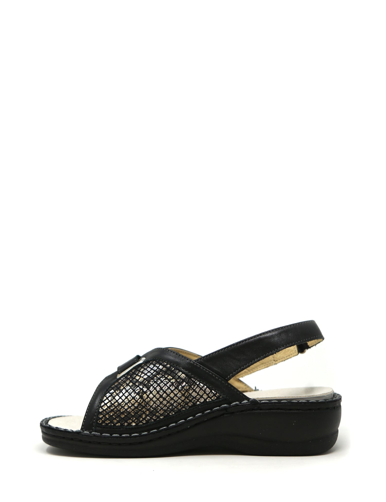 Sandali con strappi Nero Susimoda