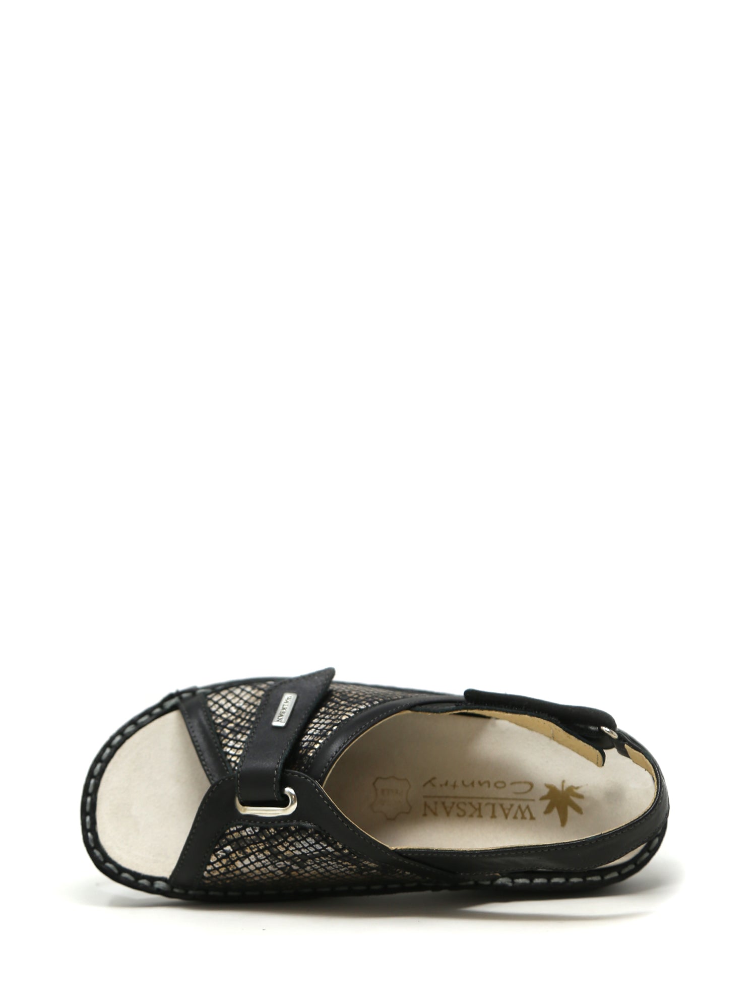 Sandali con strappi Nero Susimoda