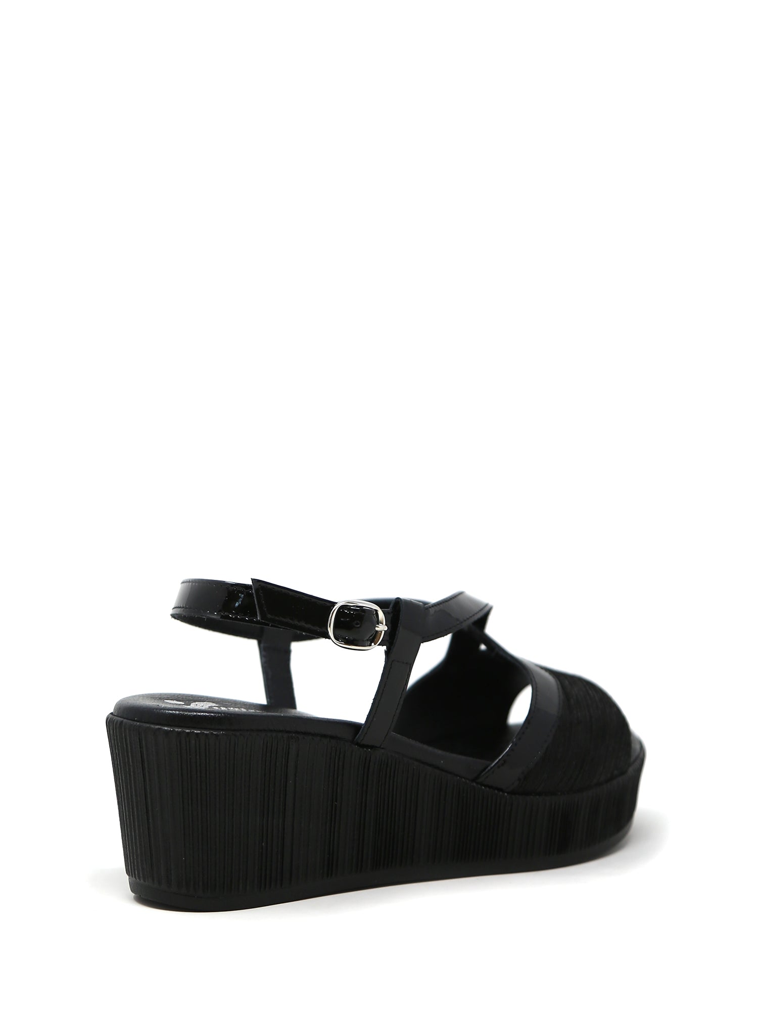 Sandali zeppa Nero Susimoda