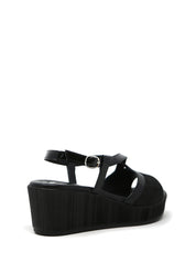 Sandali zeppa Nero Susimoda