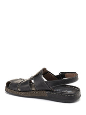 Sandali con strappi Nero Susimoda